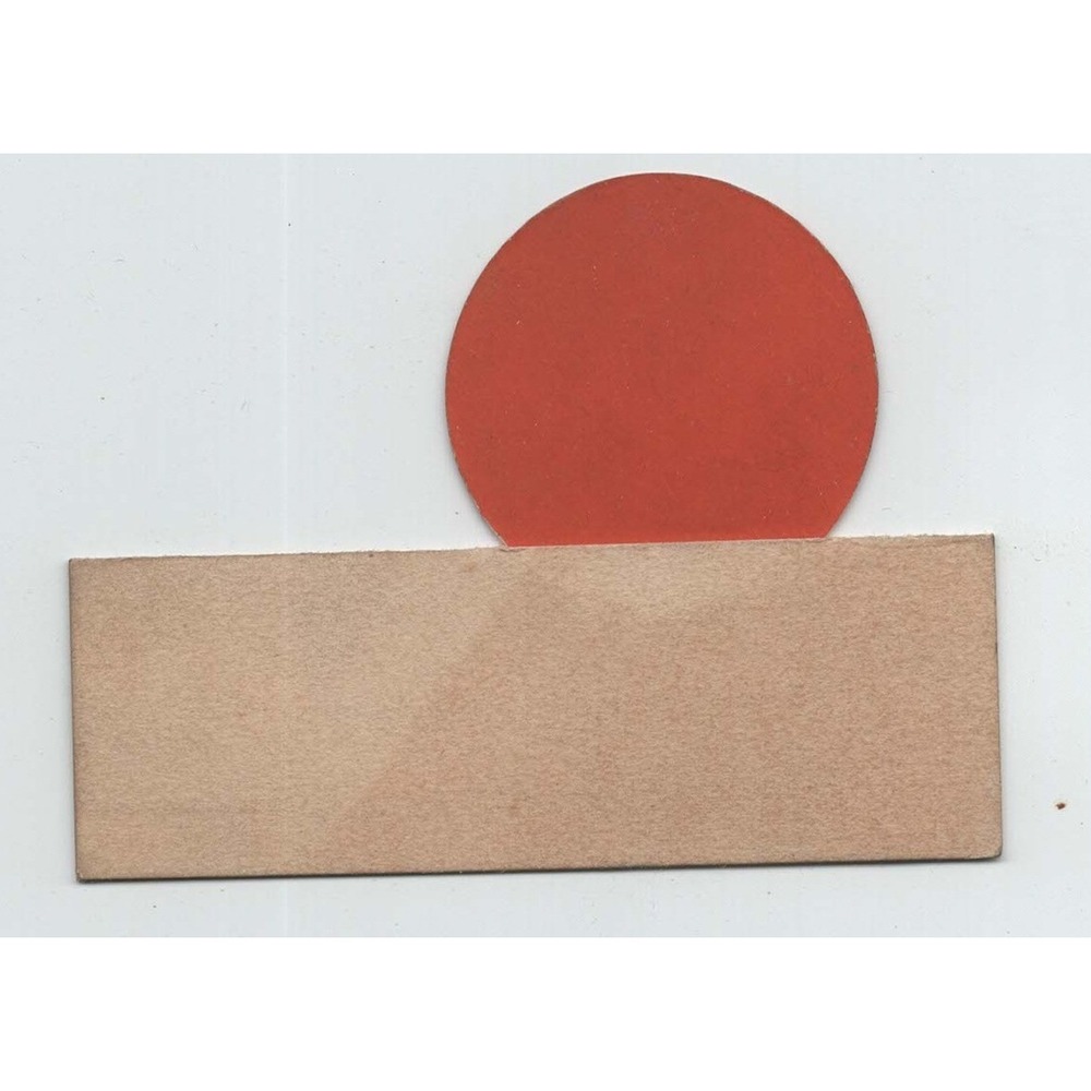 Vintage Mechanical Riddle Place Cards Red Sun Face Novelty Ephemera Set of 3 - Picture 4 of 11